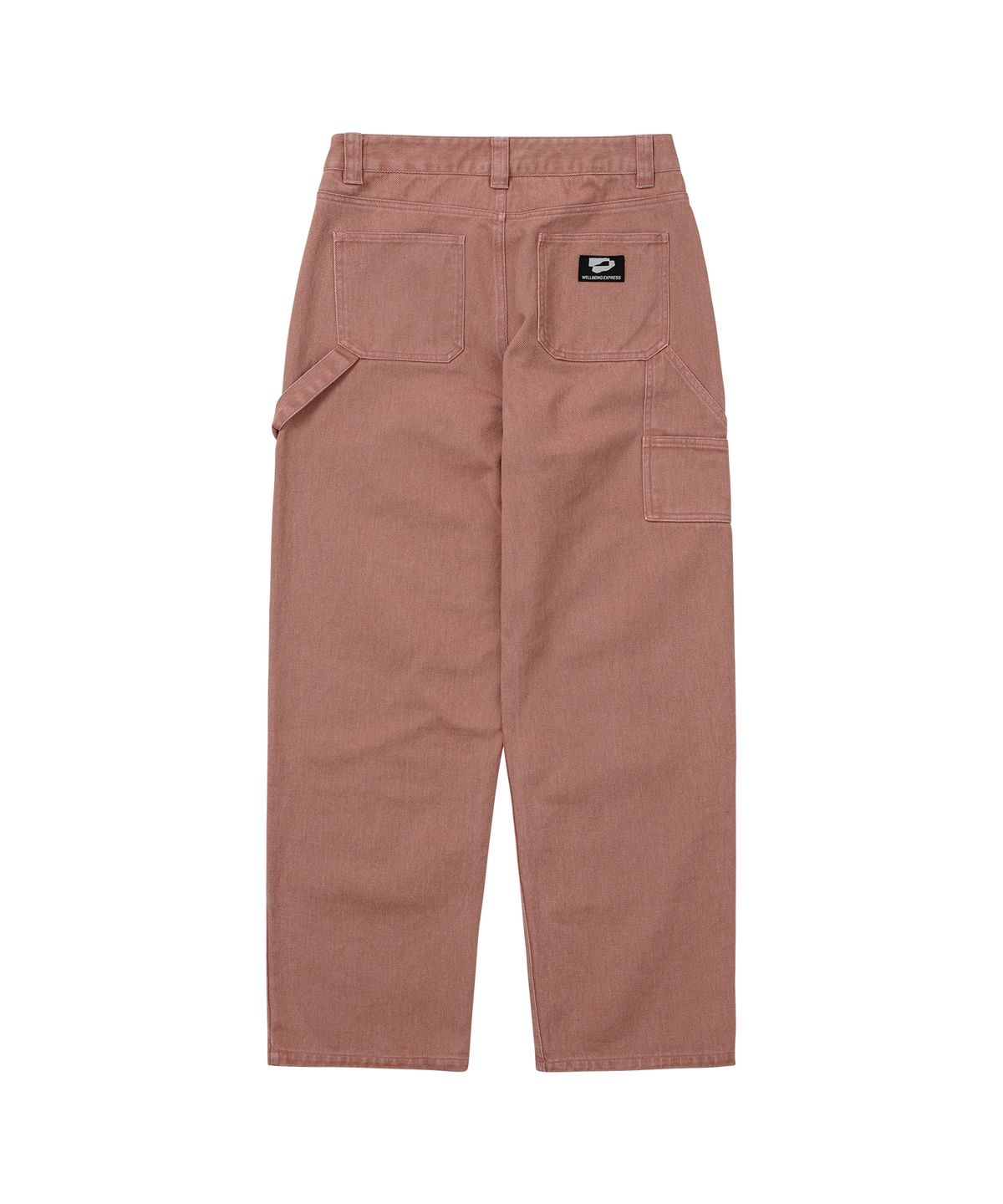 웰빙익스프레스(WELLBEING EXPRESS) Washed Carpenter Pants Dusty Pink