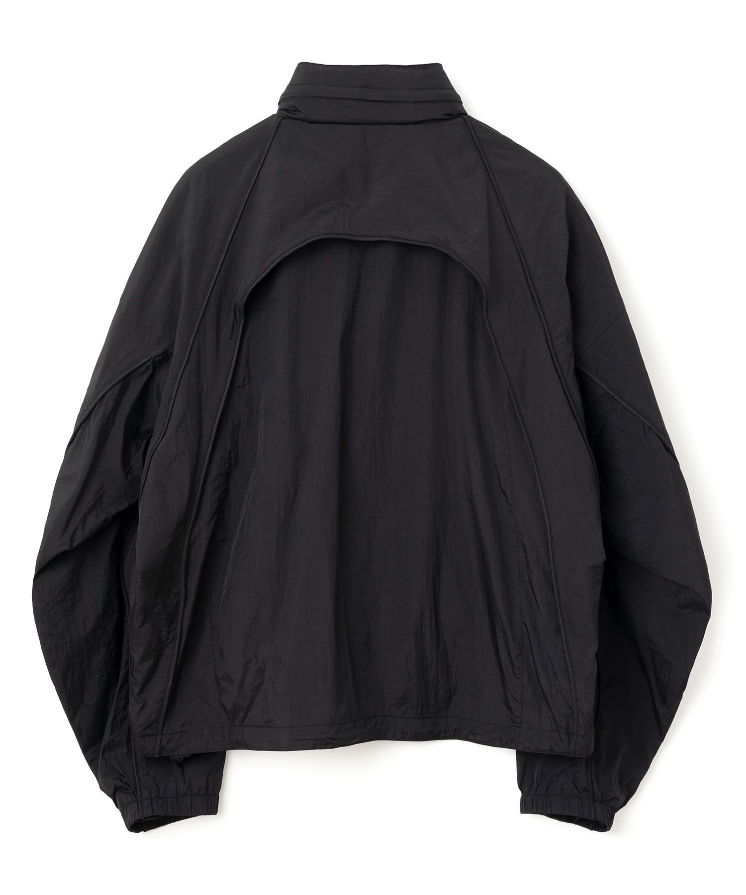 MUSINSA | MILLO ARCHIVE Hide Hood Track Jacket [Black]