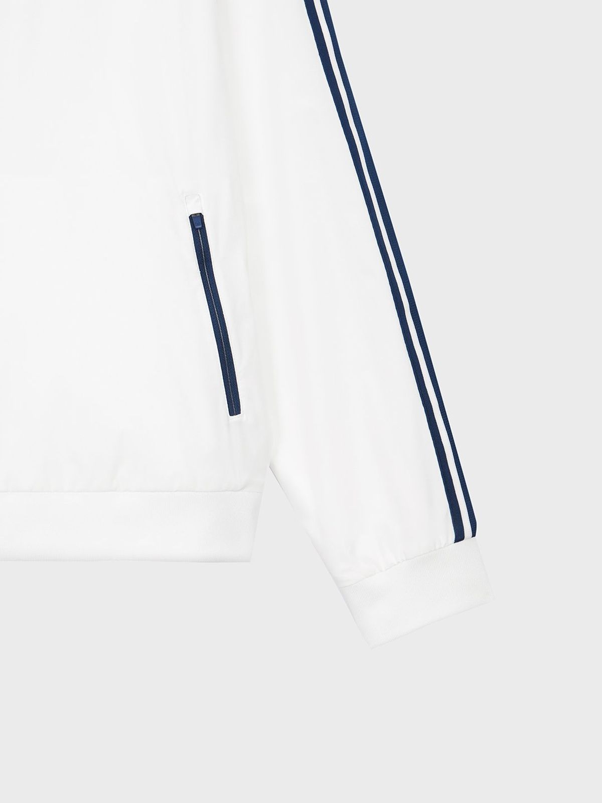 세르지오 타키니(SERGIO TACCHINI) M 고트 우븐 테이핑 자켓 (White)