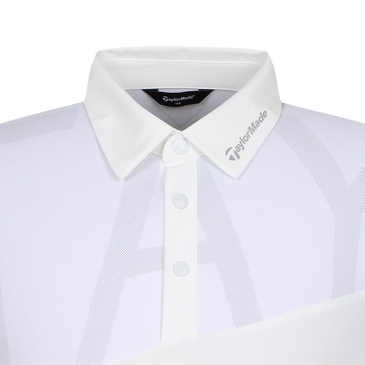 테일러메이드 어패럴(TAYLORMADE APPAREL) 남성 레터링 냉감 소매 카라 티셔츠 T8031TN1241-100