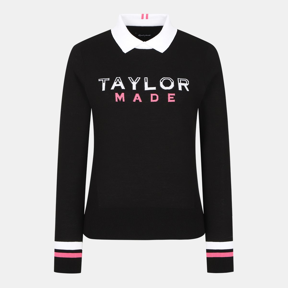테일러메이드 어패럴(TAYLORMADE APPAREL) 여성 원포인트 카라 니트 T8031SN5123-199