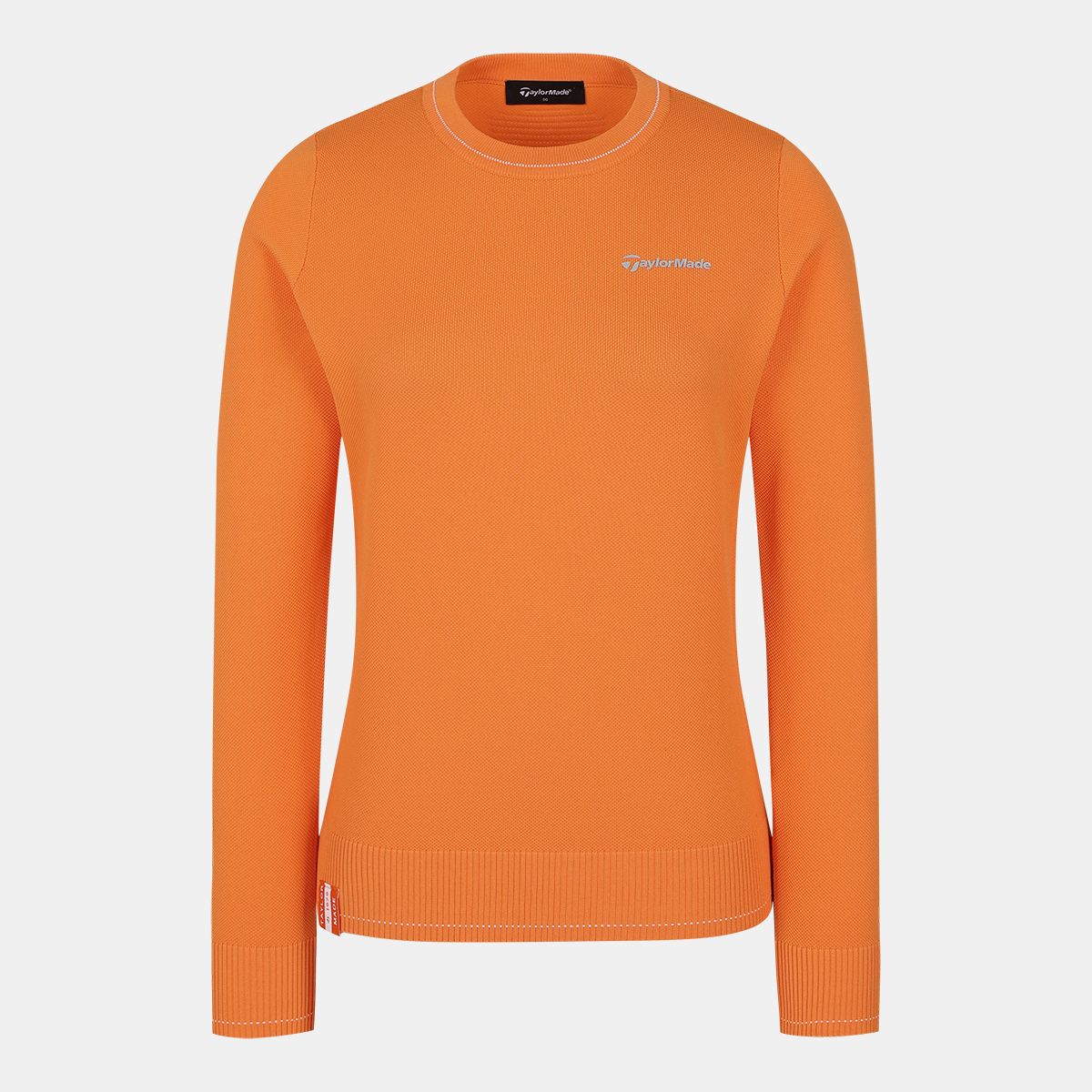 테일러메이드 어패럴(TAYLORMADE APPAREL) 여성 로고 테잎 라운드 니트 TSN-51HG21-301