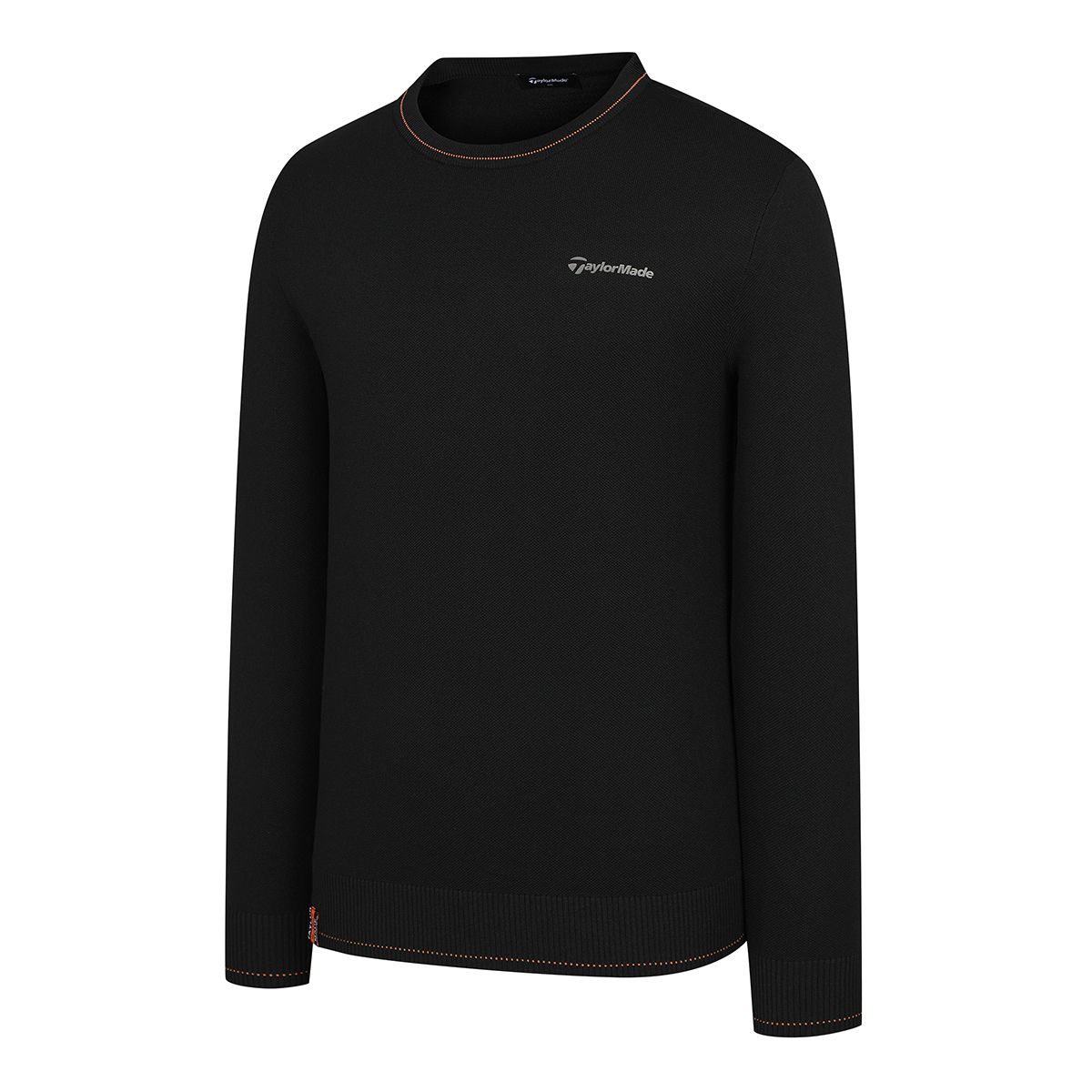 테일러메이드 어패럴(TAYLORMADE APPAREL) 남성 로고 테잎 라운드 니트 TSN-11HG22-199