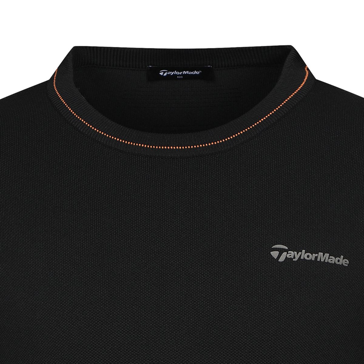 테일러메이드 어패럴(TAYLORMADE APPAREL) 남성 로고 테잎 라운드 니트 TSN-11HG22-199