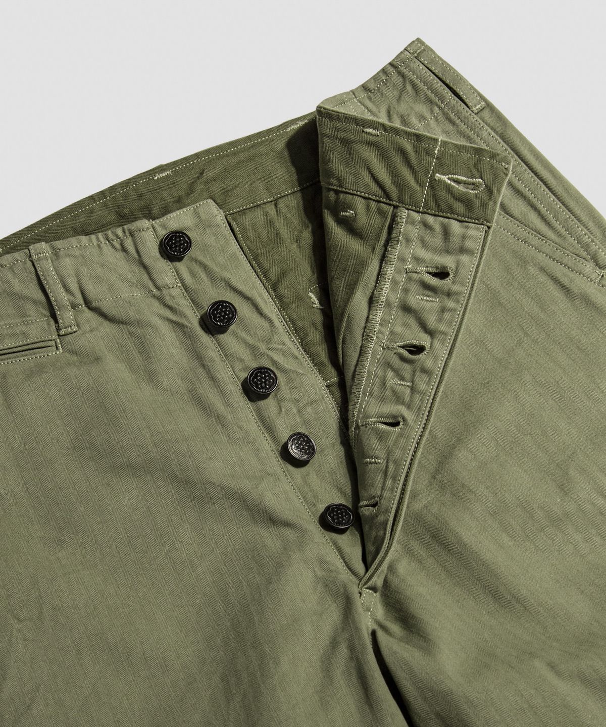 브론슨(BRONSON) US Army M-41 HBT Fatigue Trousers Olive