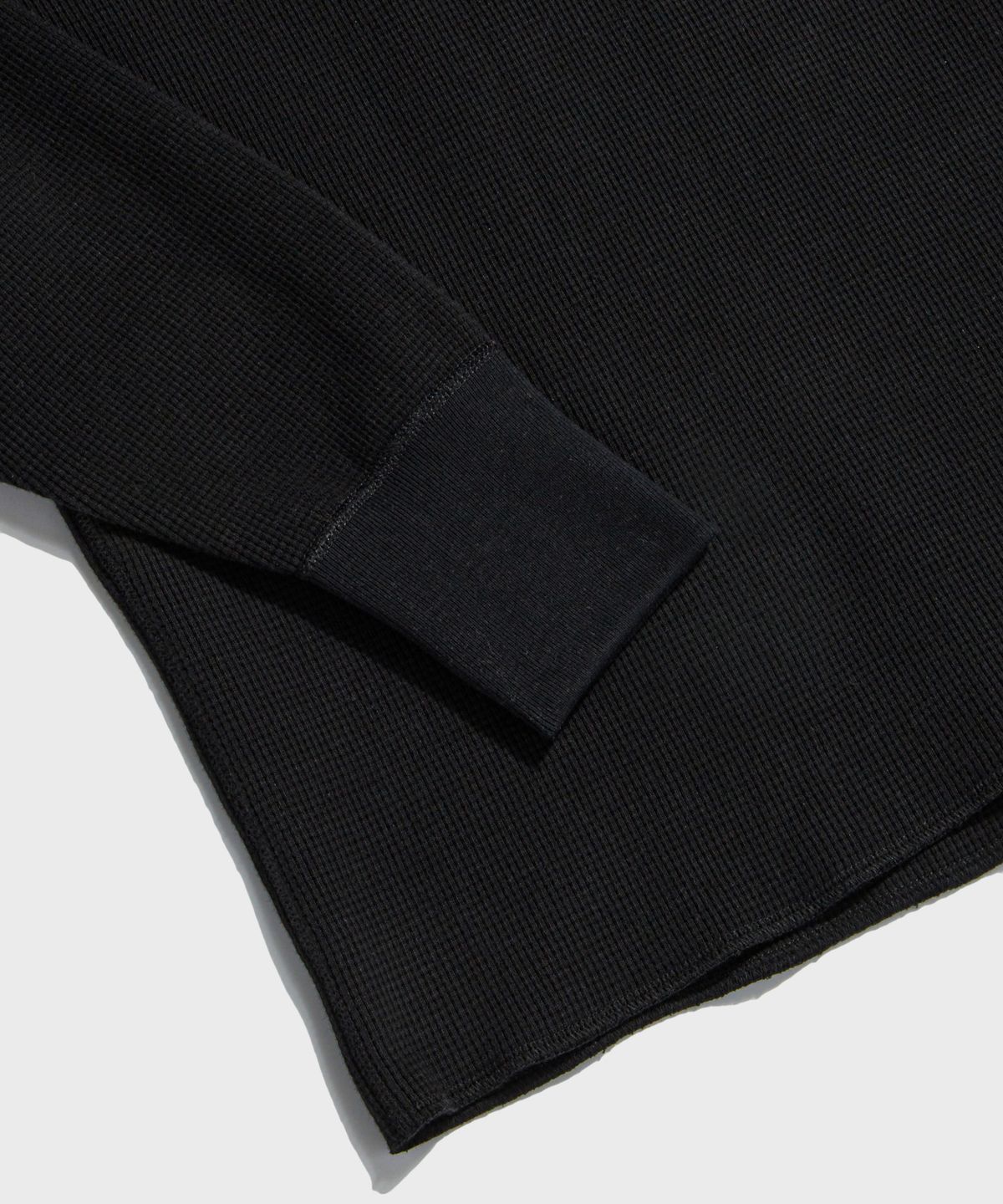 브론슨(BRONSON) Heavyweight Waffle Cotton Underwear Black