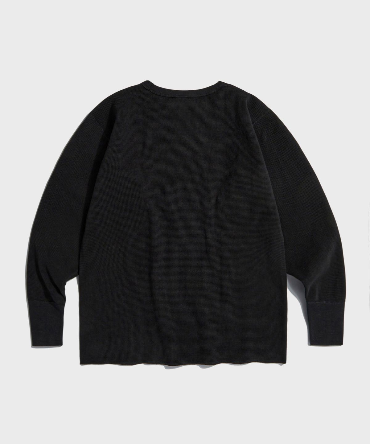 브론슨(BRONSON) Heavyweight Waffle Cotton Underwear Black