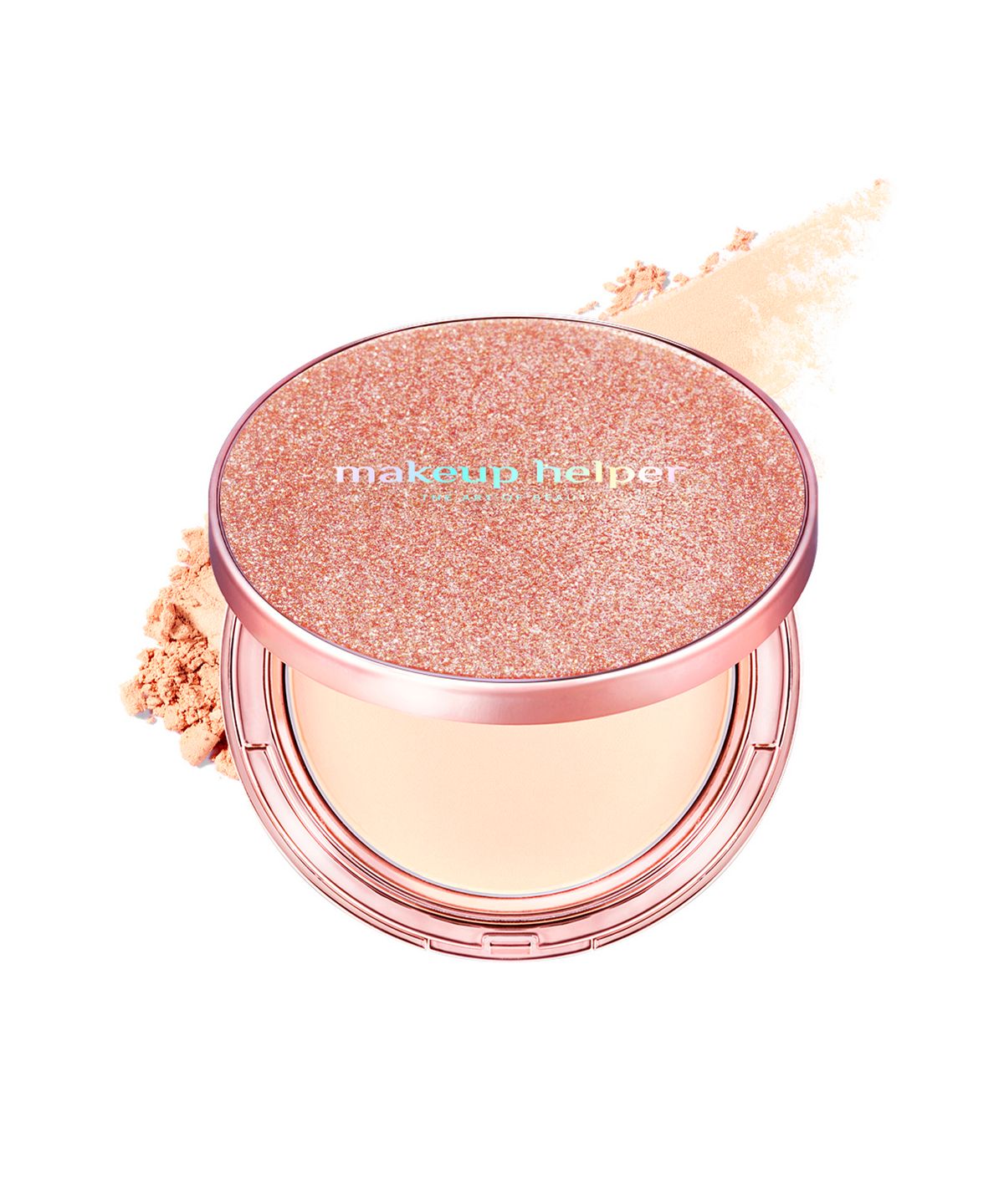 메이크업헬퍼(MAKEUP HELPER) 아트 팩트 오리지널 프로 피니쉬 25g 로즈 글리터