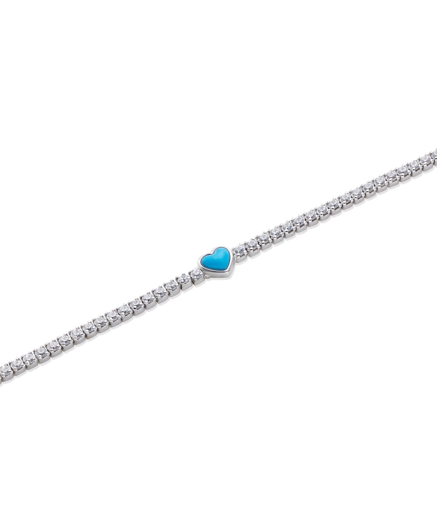 【HYERES LOR】24SS★ Essence Silver Tennis (W) 2.5 Bracelet MUSINSA | HYERES-LOR Essence Heart Silver (W) Tennis