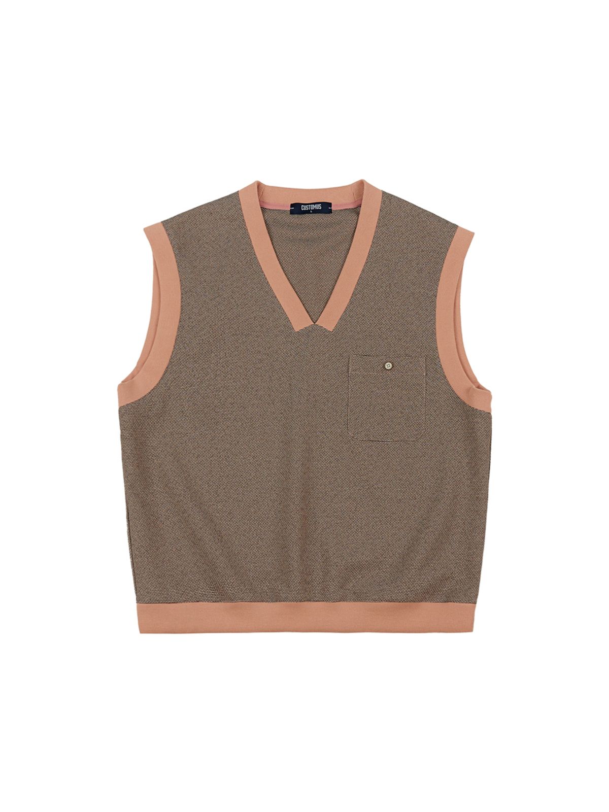 커스텀어스(CUSTOMUS) 내추럴 매쉬 오버핏 베스트 CXS24SKVT272 PIN