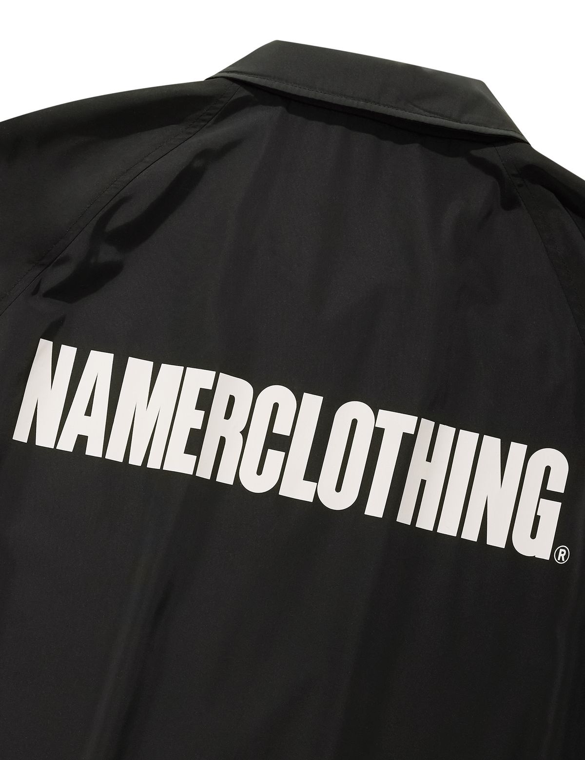 네이머클로딩(NAMERCLOTHING) NMR TEAM COACH JACKET BLACK