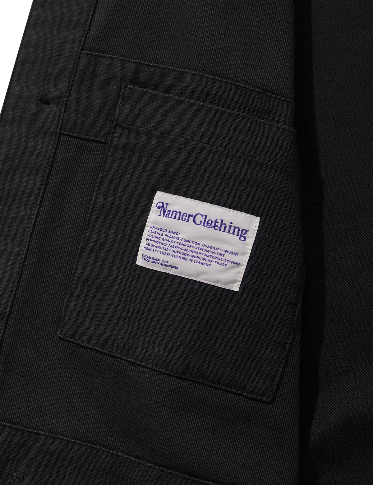 네이머클로딩(NAMERCLOTHING) NMR FRENCH WORK JACKET BLACK