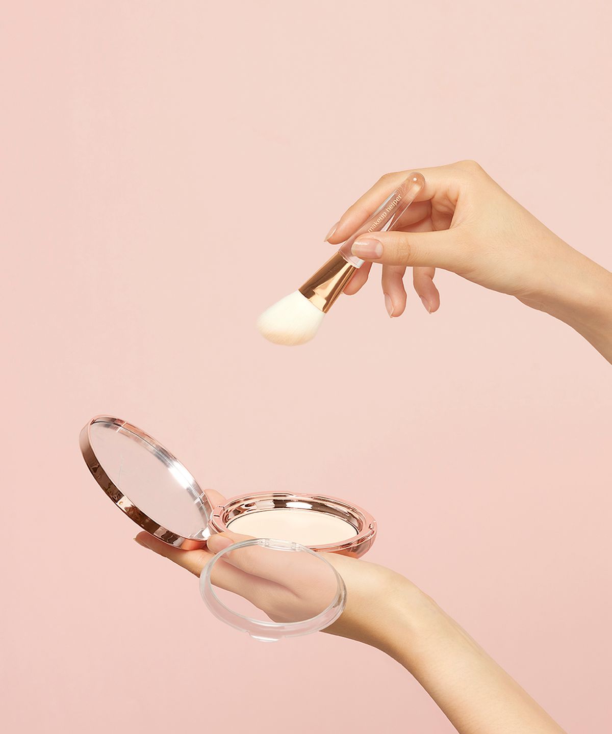 메이크업헬퍼(MAKEUP HELPER) 아트 팩트 오리지널 프로 피니쉬 25g 로즈 라떼