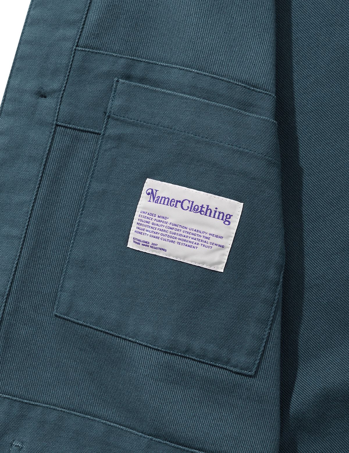 네이머클로딩(NAMERCLOTHING) NMR FRENCH WORK JACKET DUSTY BLUE