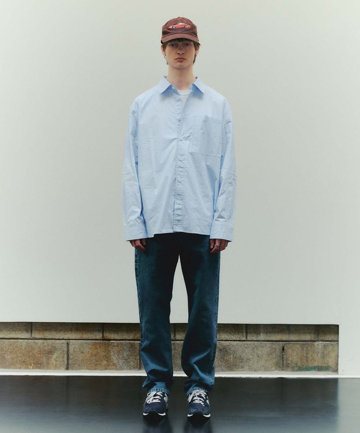 플랙(PLAC) 스트레이트 데님팬츠 M15 빈티지 블루