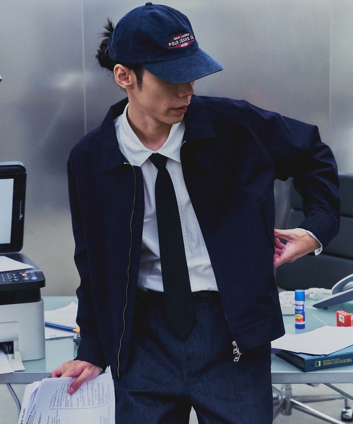 플랙(PLAC) 셔츠 봄버 자켓