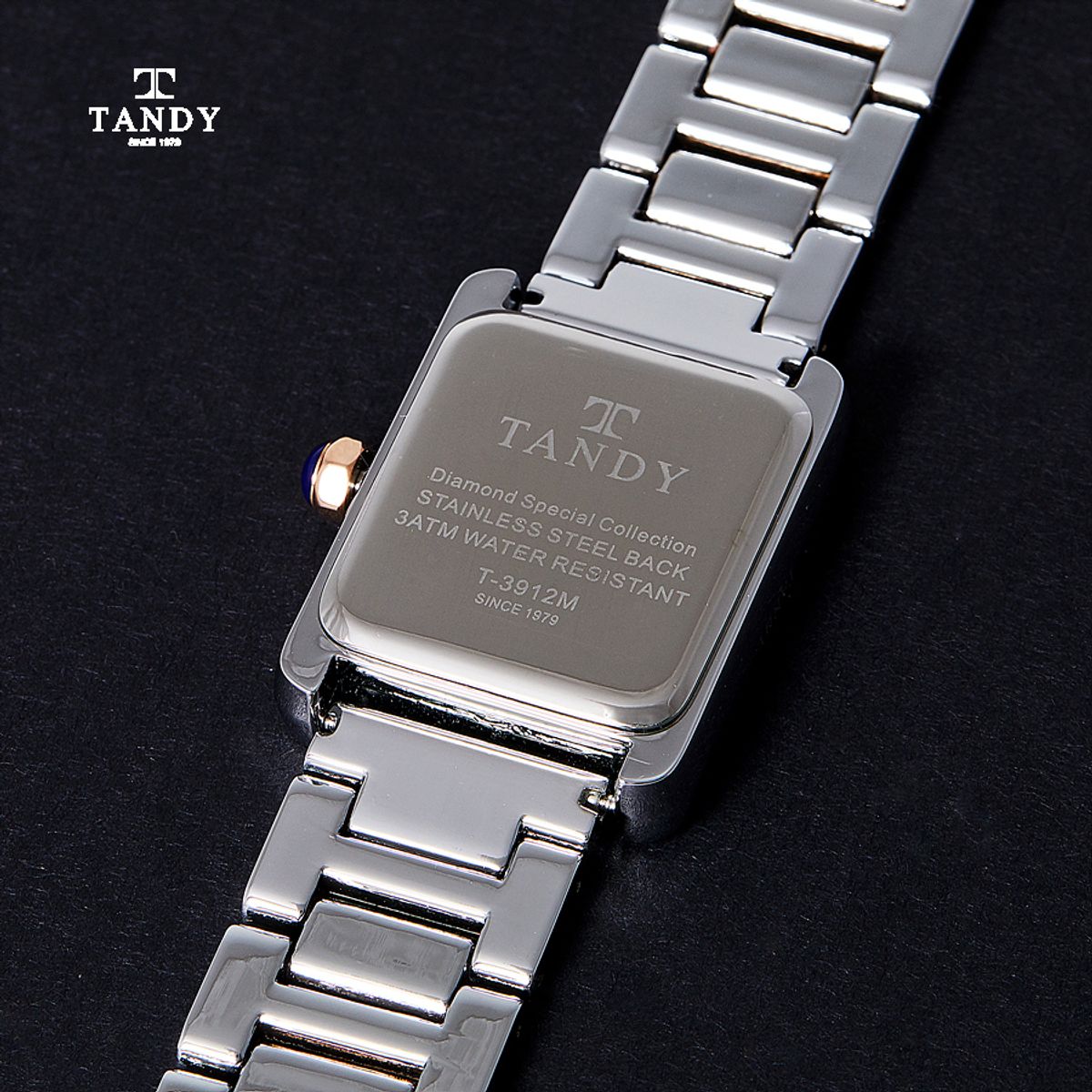 탠디(TANDY) 다이아몬드 고급메탈 손목시계 T-3912 M Combi