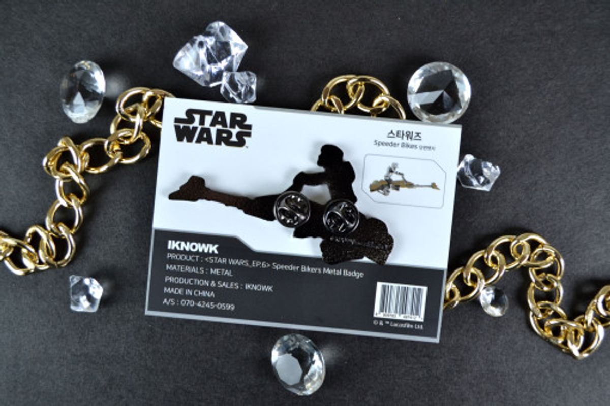 아이노케이(IKNOWK) 스타워즈 Speeder bikes 단면 뱃지