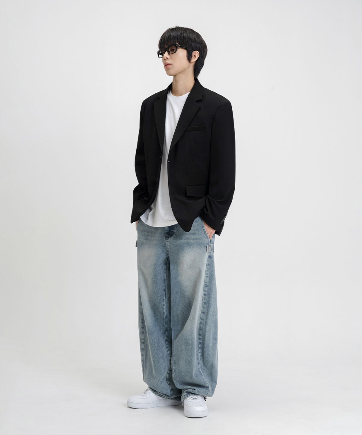 리메인세컨드(LEMAIN SECOND) [SET UP] 베이식 세미 오버핏 셋업 수트