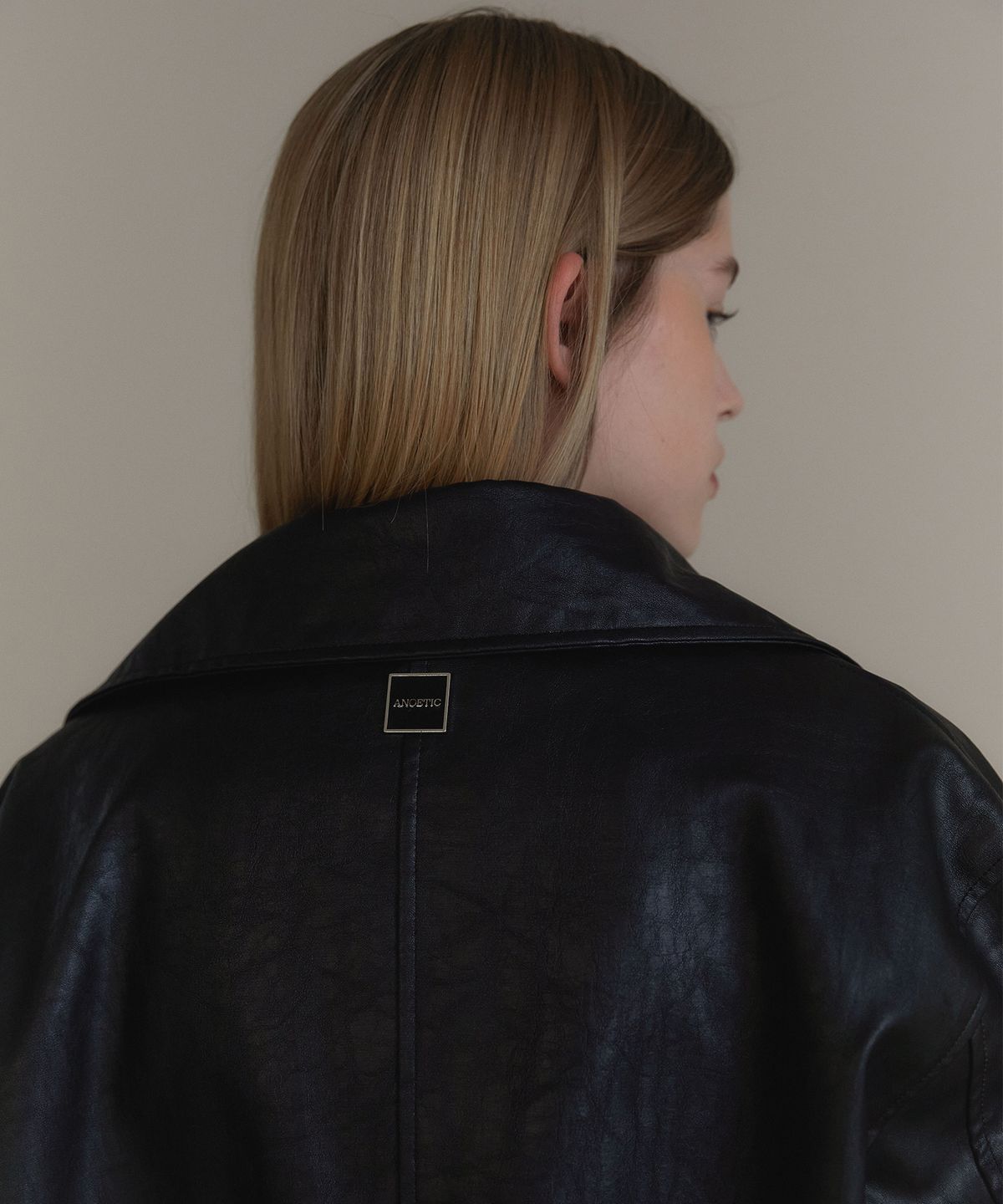 아노에틱(ANOETIC) ANC CLASSIC LEATHER JACKET_BLACK