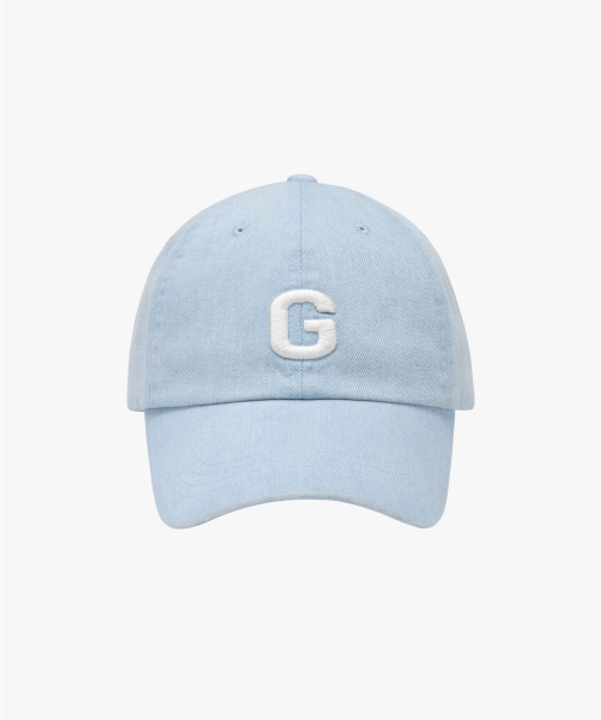 골스튜디오(GOALSTUDIO) G LOGO DENIM WASHED BALL CAP (3 COLORS)
