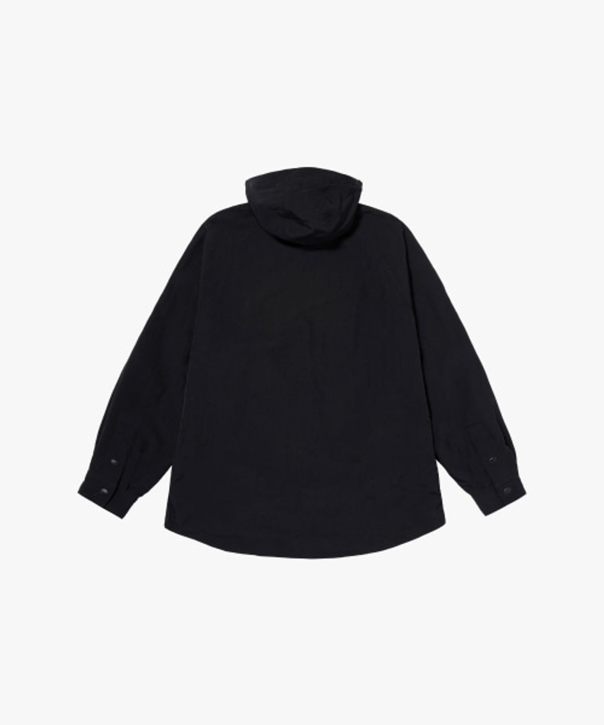 골스튜디오(GOALSTUDIO) RIPSTOP OVERSIZED SHIRT JACKET-BLACK