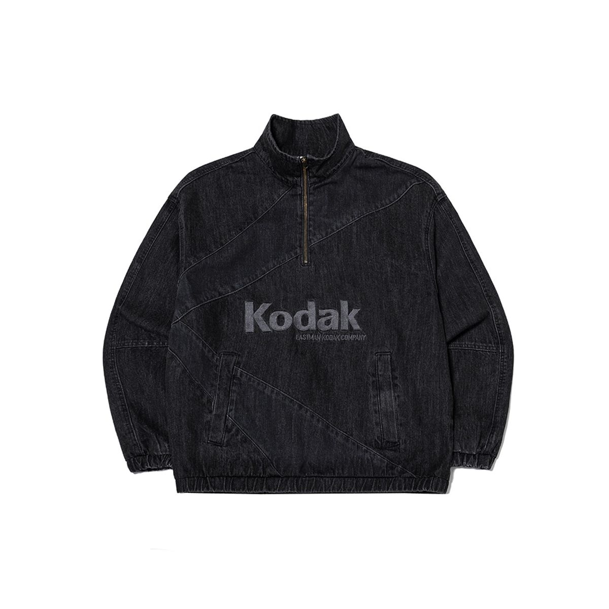 코닥(KODAK) 케이 데님 아노락 자켓 BLACK
