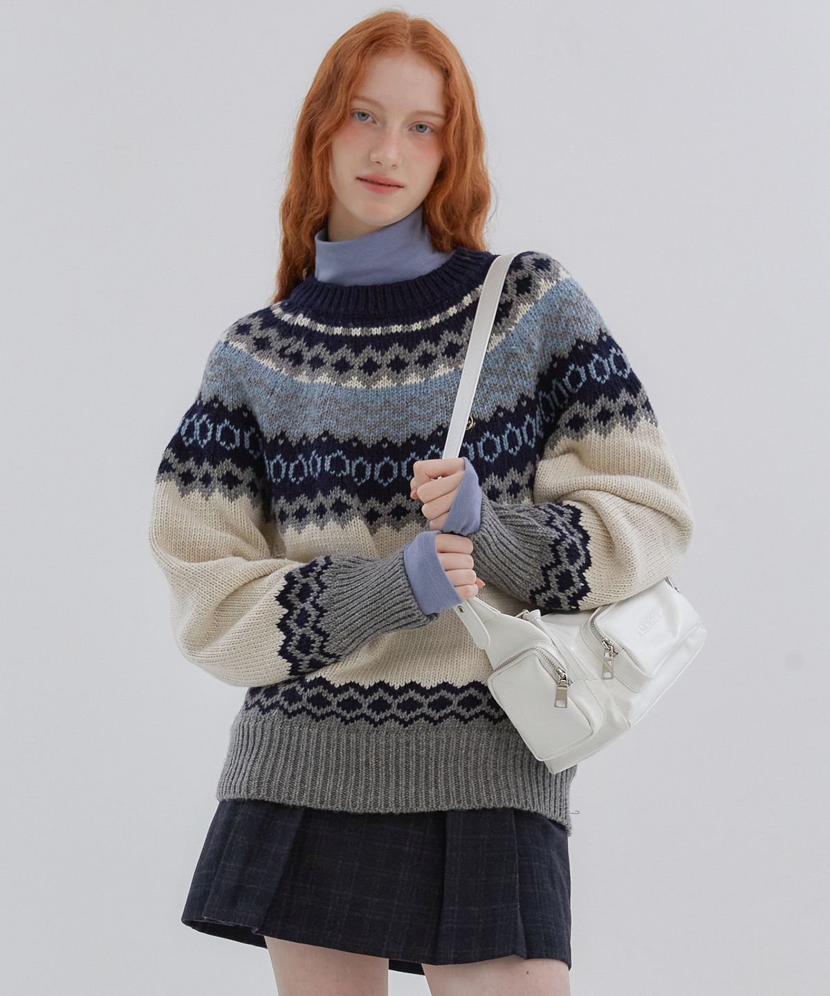 아노에틱(ANOETIC) ANC NORDIC PULLOVER KNIT_IVORY