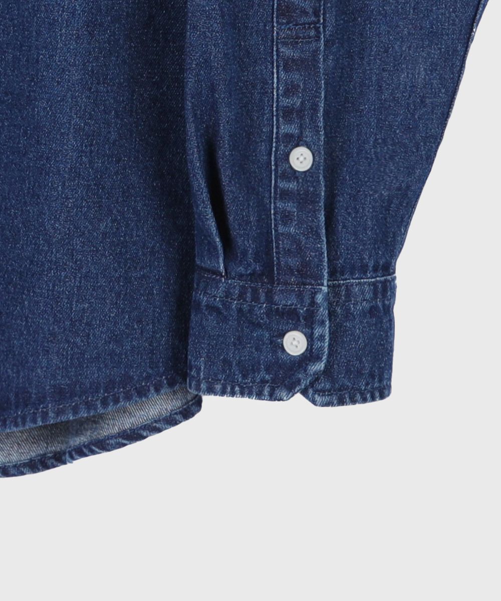 ★TRILLION★STONE WASHING OVERFIT DENIM HALF SHIRT★関税込★ MUSINSA | TRILLION Stone Washing Overfit Denim Short Sleeve