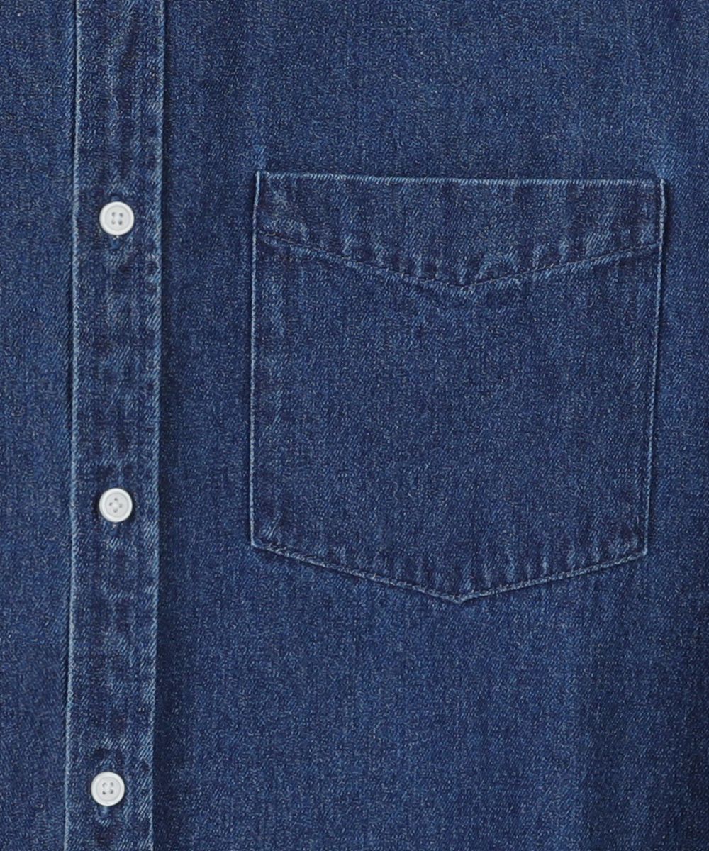 MUSINSA | LEMAIN SECOND City Boy Overfit Washed Denim Shirt