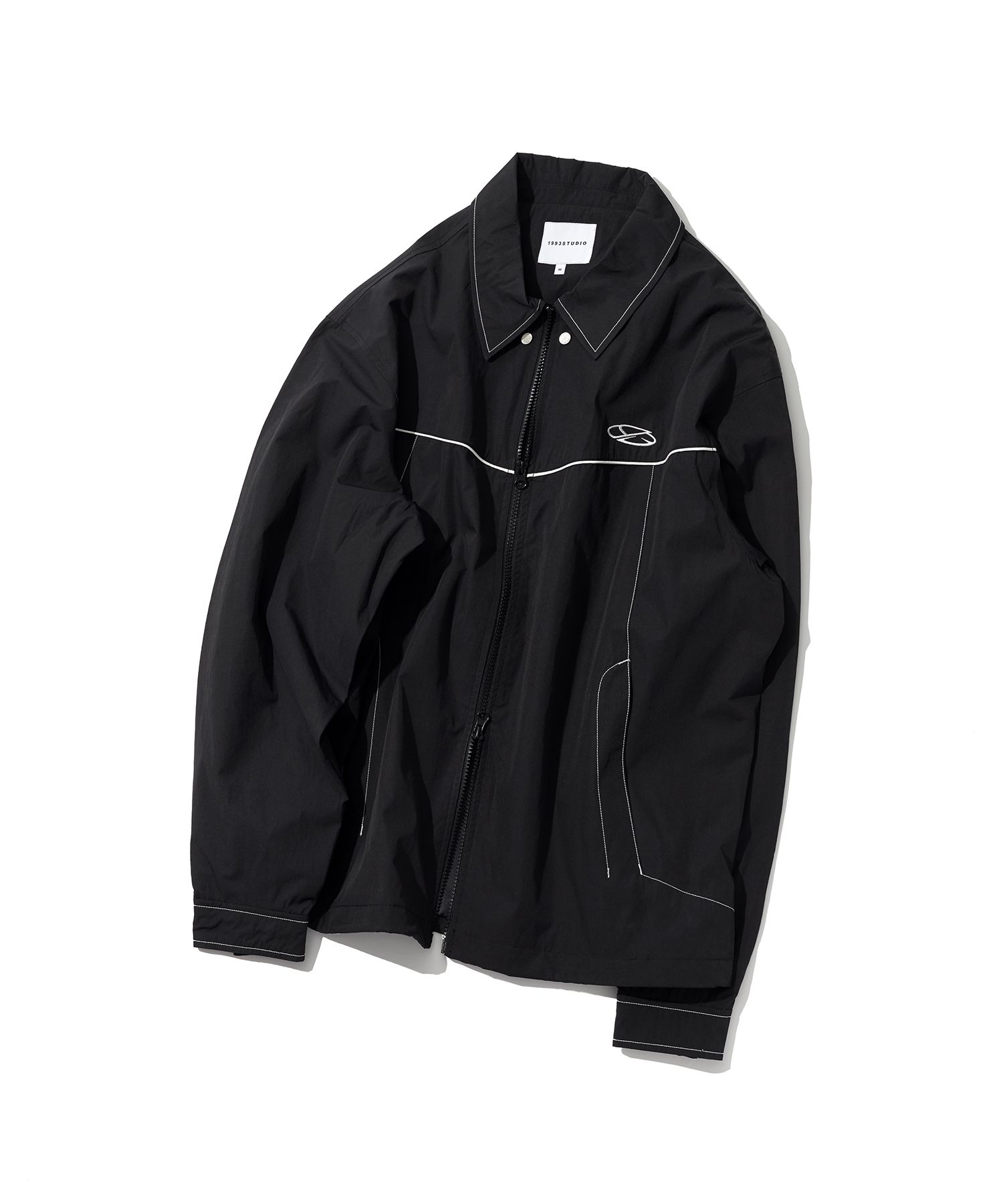 【1993studio】22SS★ Small Logo Windbreaker MUSINSA | 1993STUDIO Small logo piping coach jacket_black
