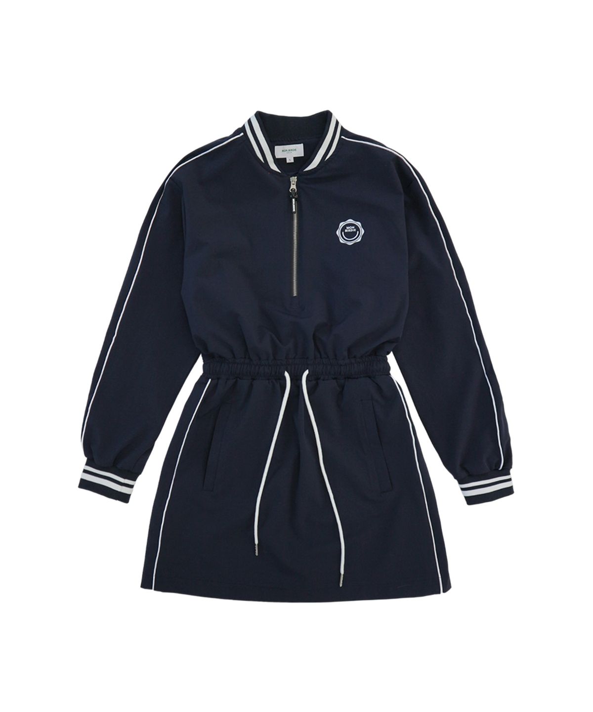 몽버디 골프(MONBIRDIE GOLF) 바람막이 나일론 하프집업 긴팔원피스 NAVY