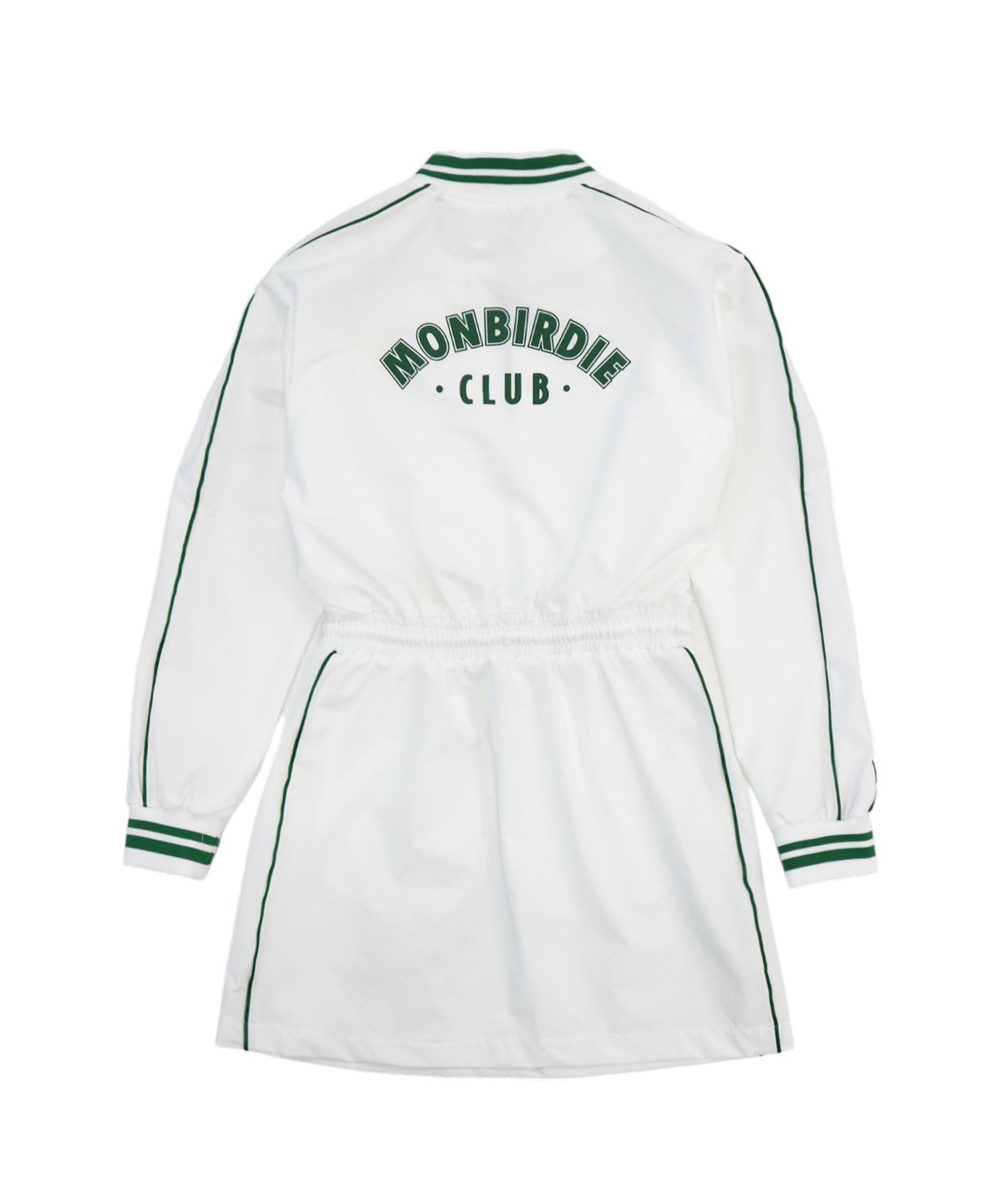 몽버디 골프(MONBIRDIE GOLF) 바람막이 나일론 하프집업 긴팔 원피스 WHITE
