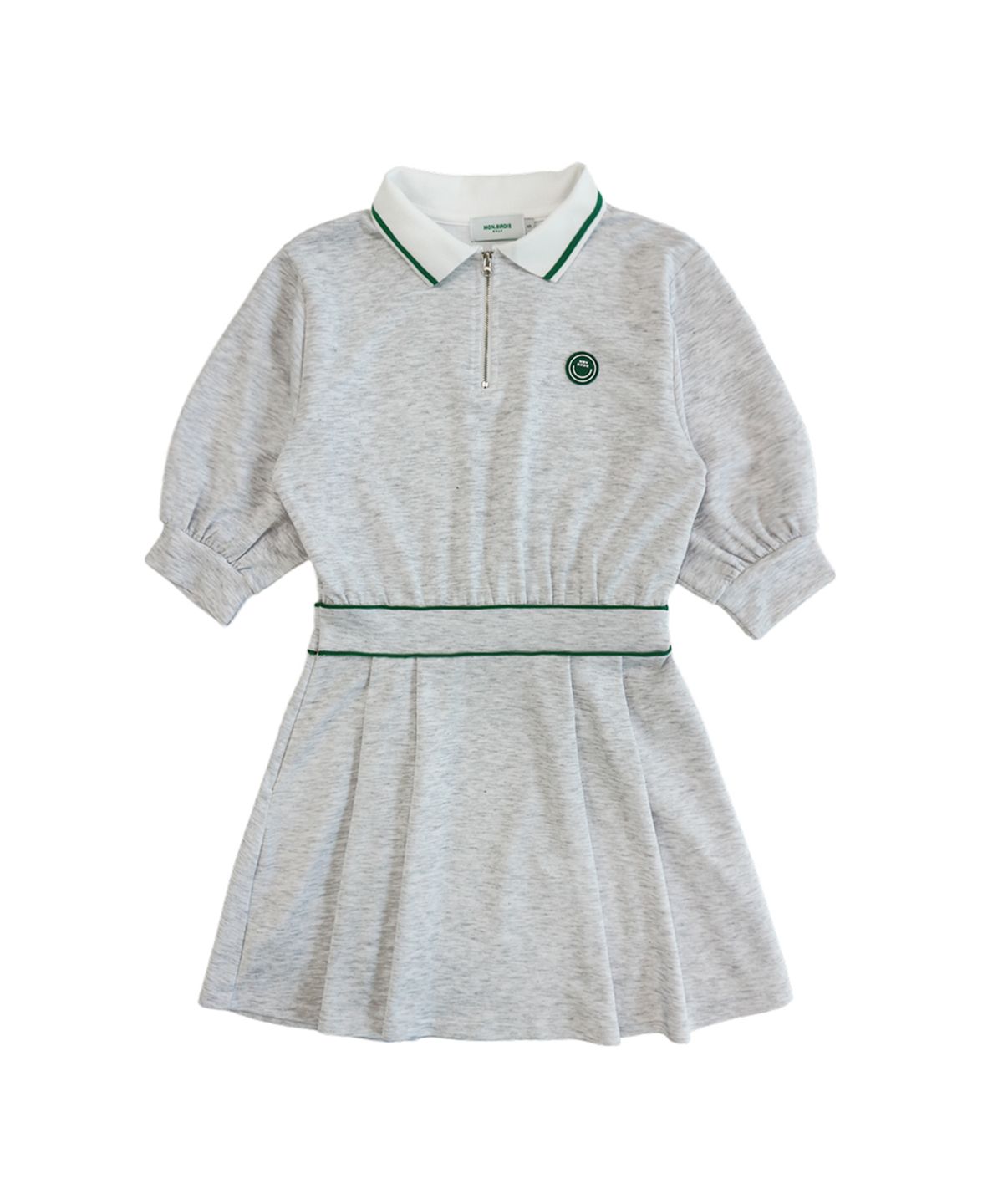 몽버디 골프(MONBIRDIE GOLF) 볼륨소매 골프 원피스 L.GREY