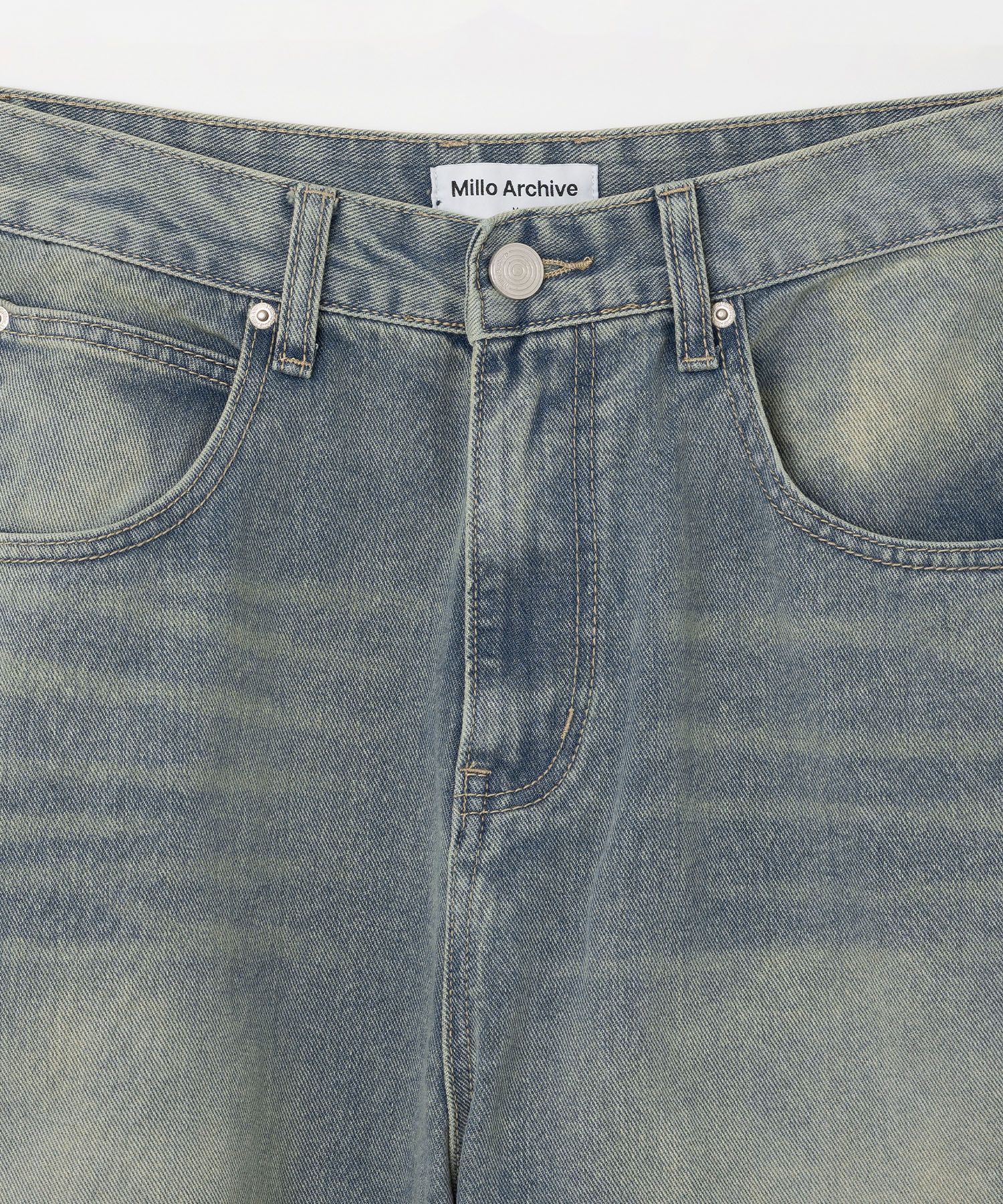 MUSINSA公式 | MILLO ARCHIVE Loose Straight Denim Pants [Fade