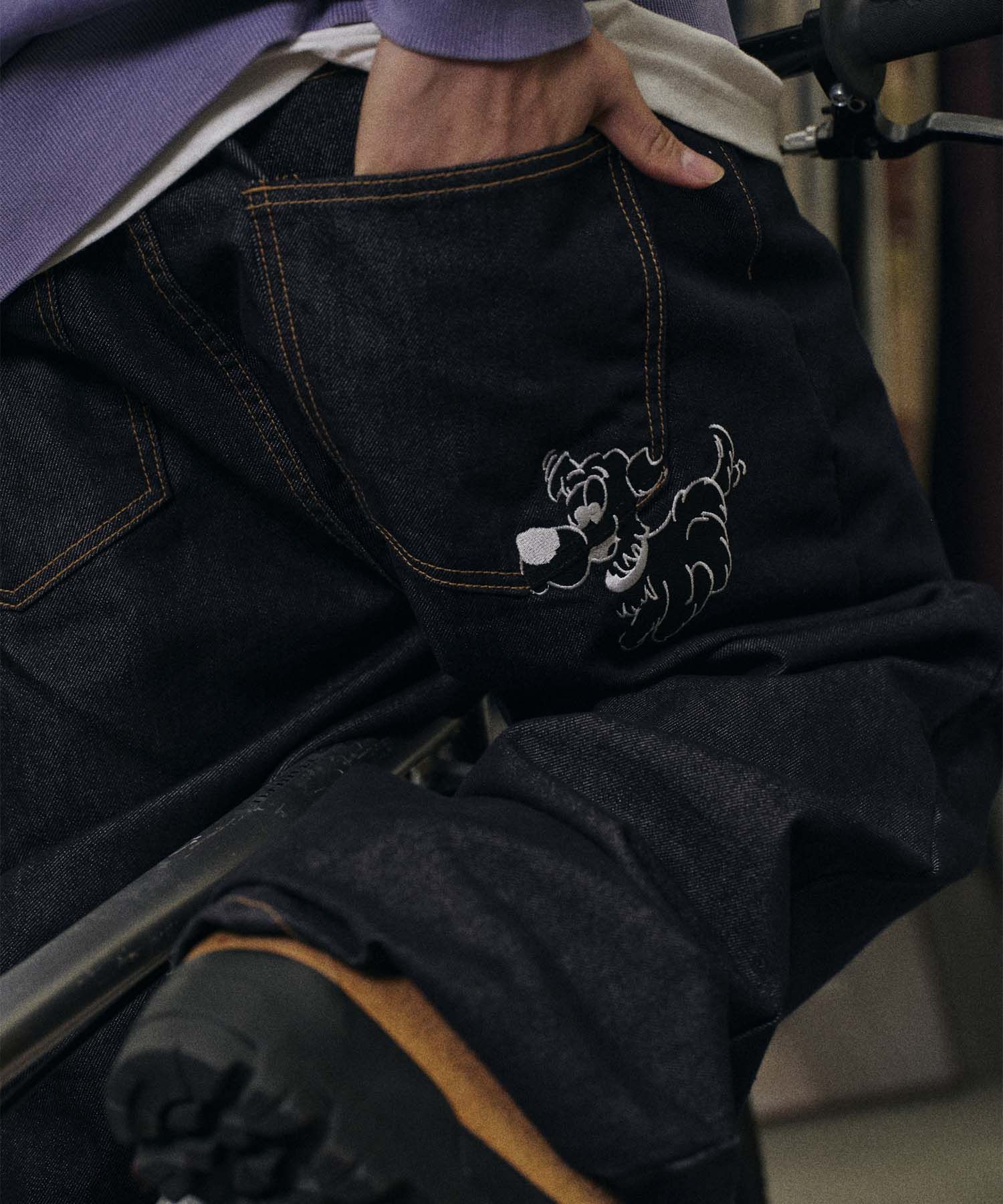 MUSINSA | RETRIEVER CLUB TOMBOY DOG RAW DENIM [RAW INDIGO]