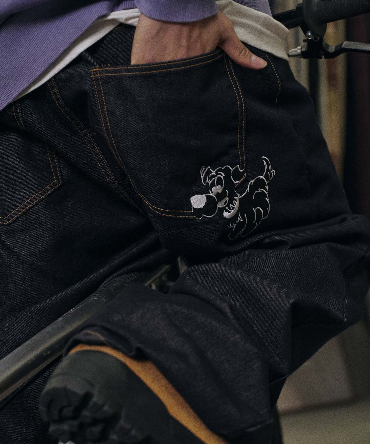 리트리버클럽(RETRIEVER CLUB) TOMBOY DOG DENIM [RAW INDIGO]