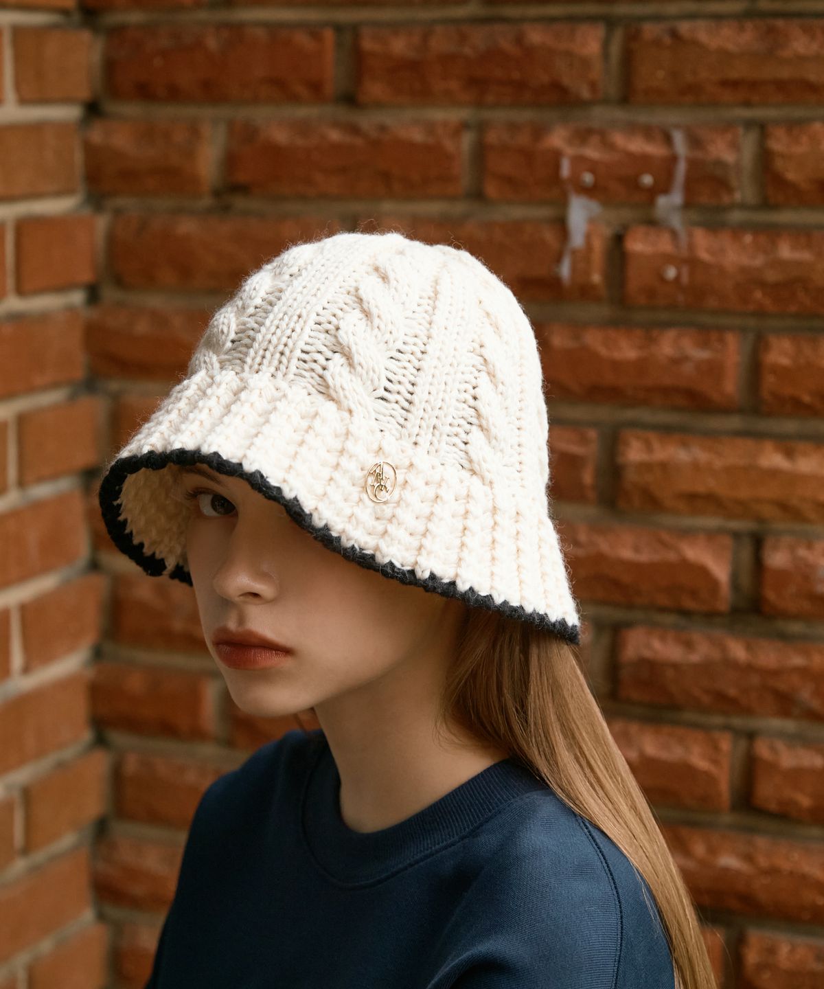 아노에틱(ANOETIC) ANC WOOL TWISTED BUCKET HAT_IVORY