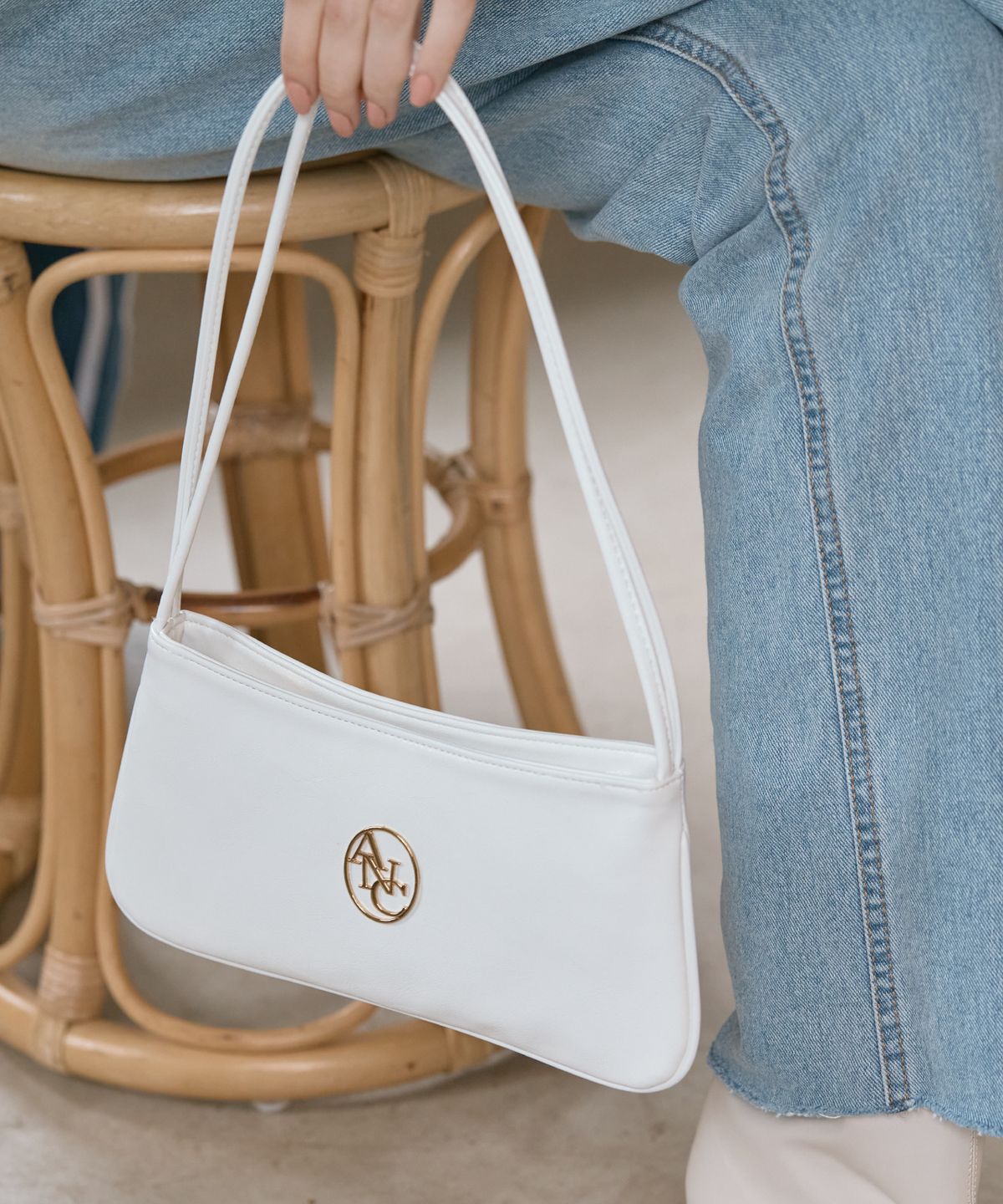 아노에틱(ANOETIC) ANC CLASSIC MINI RIDGE BAG_WHITE