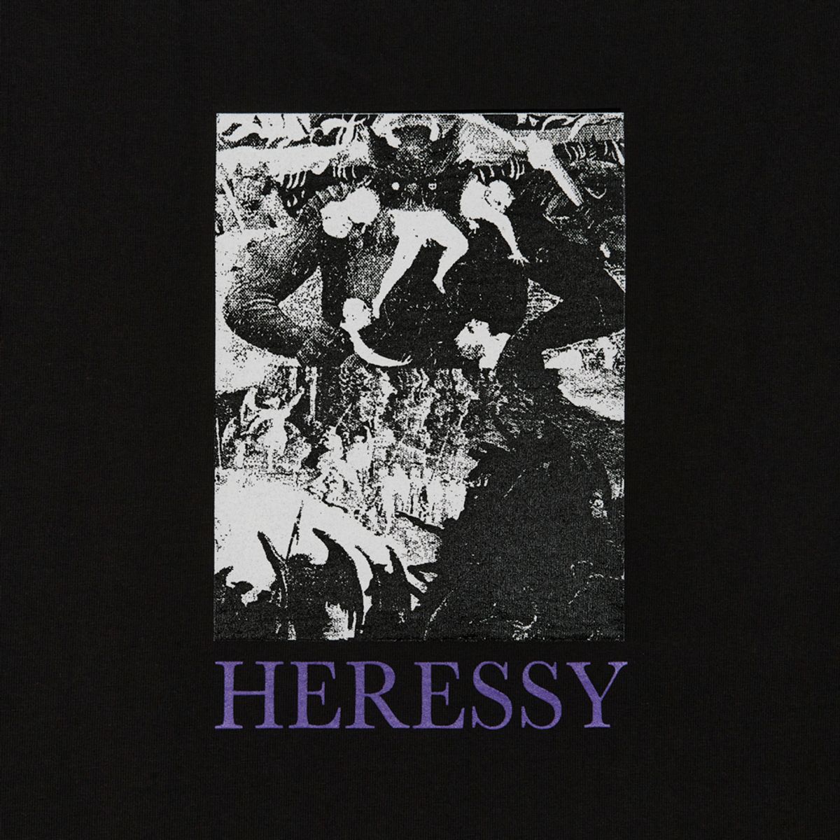 헤레시(HERESSY) DEVIL EAT TEE BLACK