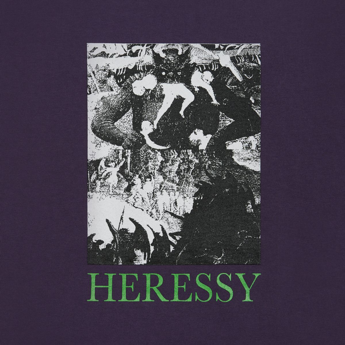 헤레시(HERESSY) DEVIL EAT TEE PURPLE