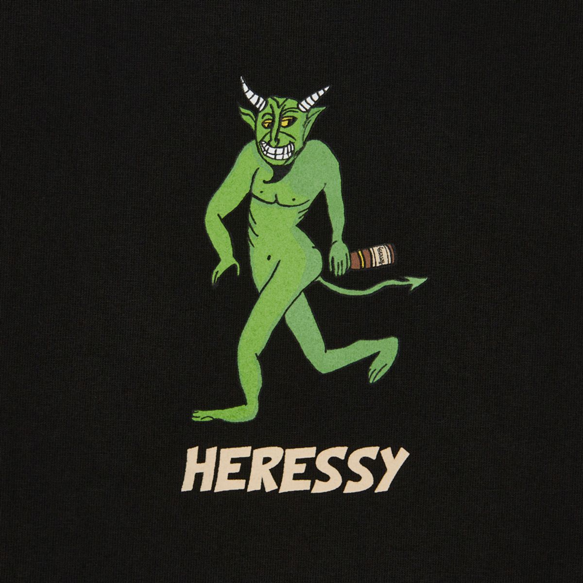 헤레시(HERESSY) DRUNK GOBLIN TEE BLACK