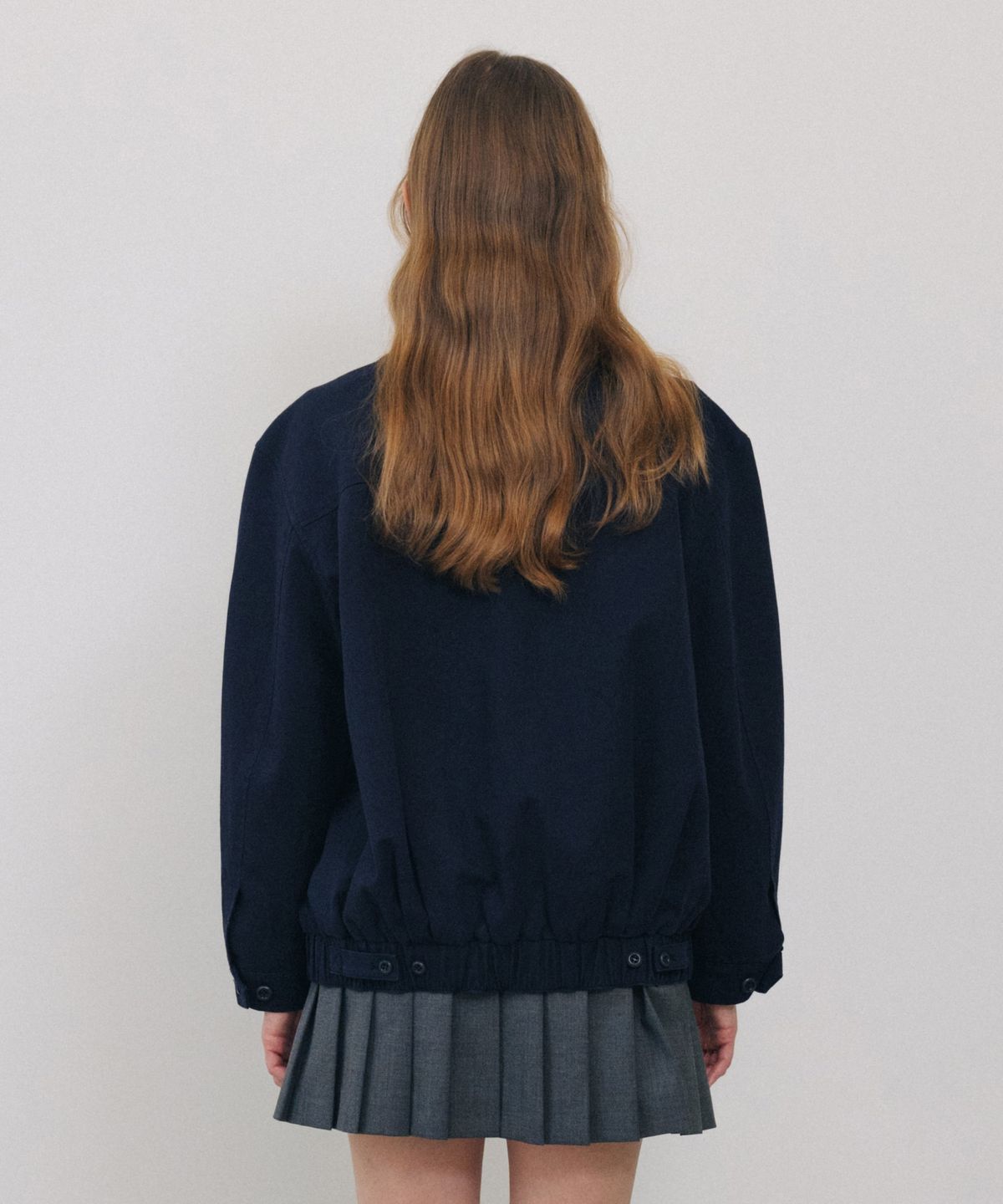 튜드먼트(TTUDEMENT) CLASSIC COTTON BLOUSON NAVY