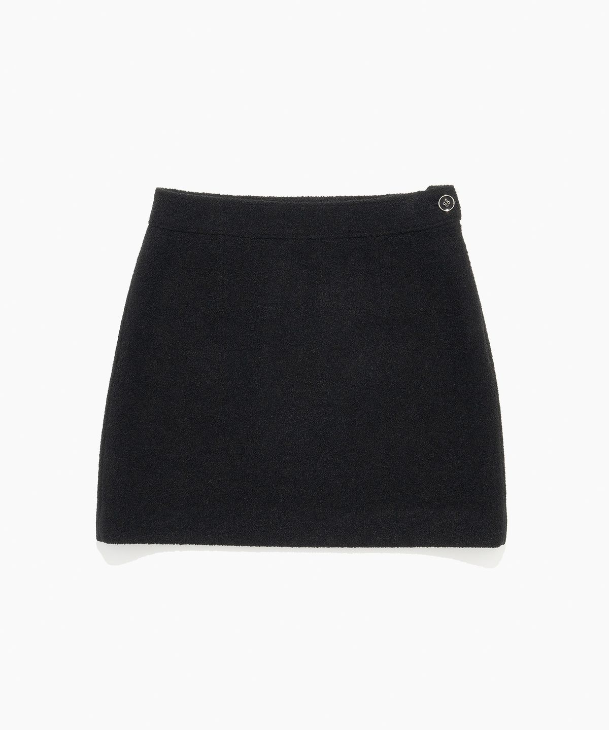 튜드먼트(TTUDEMENT) BOUCLE TWEED MINI SKIRT BLACK