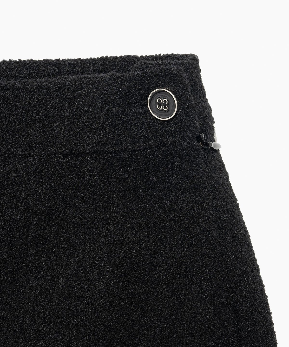 튜드먼트(TTUDEMENT) BOUCLE TWEED MINI SKIRT BLACK