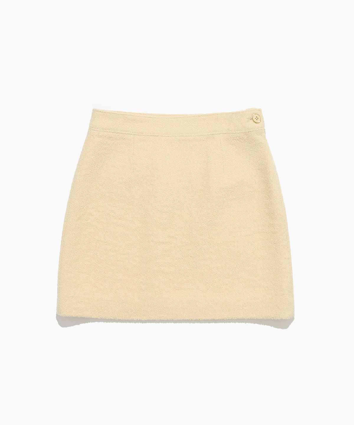 튜드먼트(TTUDEMENT) BOUCLE TWEED MINI SKIRT BUTTER
