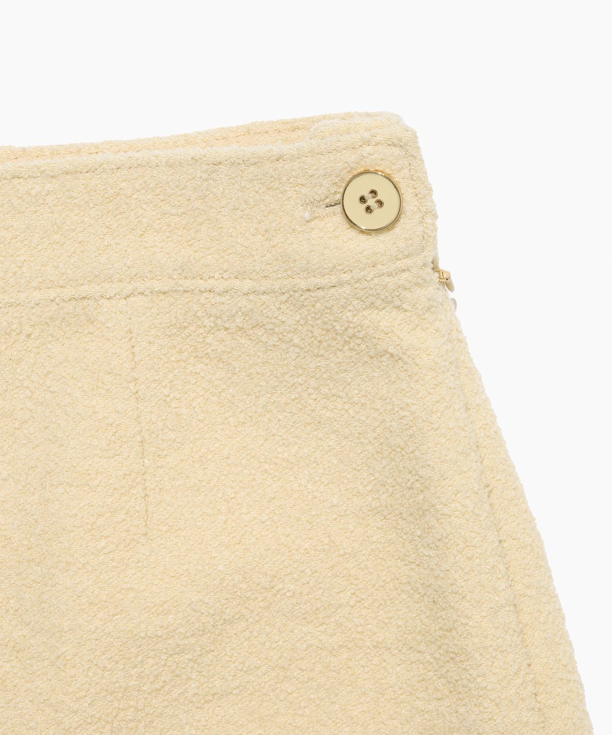 튜드먼트(TTUDEMENT) BOUCLE TWEED MINI SKIRT BUTTER