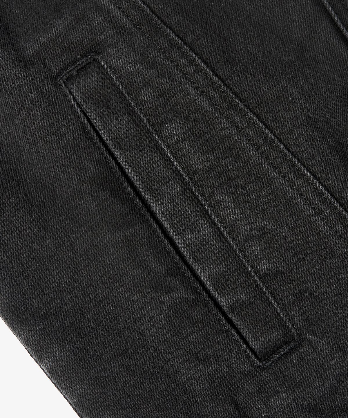 토피(TOFFEE) 워시드 데님 트러커 자켓 (WASHED BLACK)