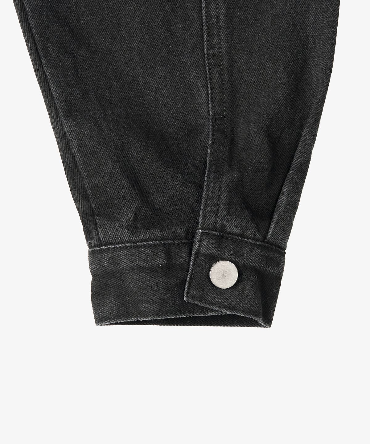 토피(TOFFEE) 워시드 데님 트러커 자켓 (WASHED BLACK)