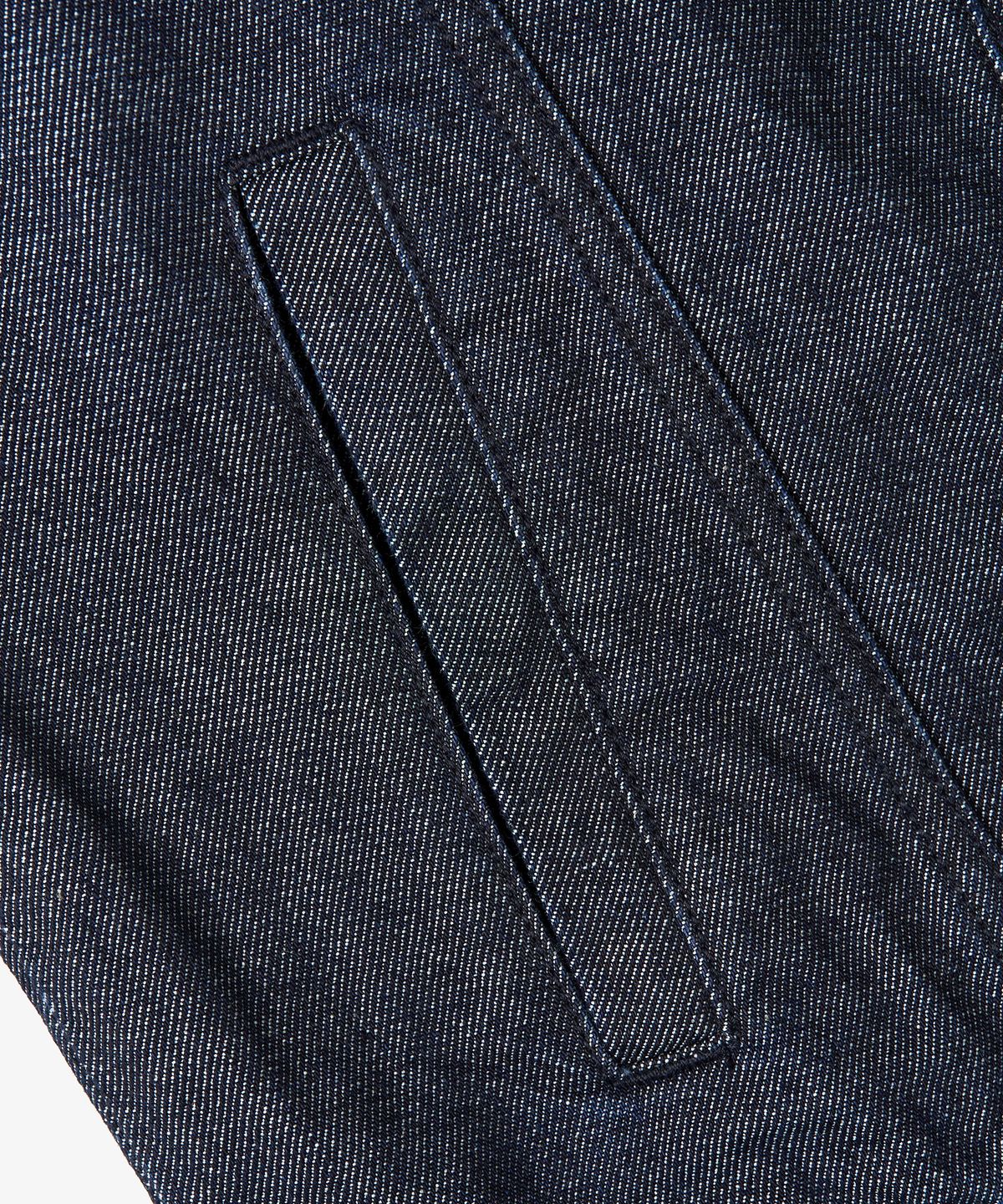 토피(TOFFEE) 워시드 데님 트러커 자켓 (INDIGO)